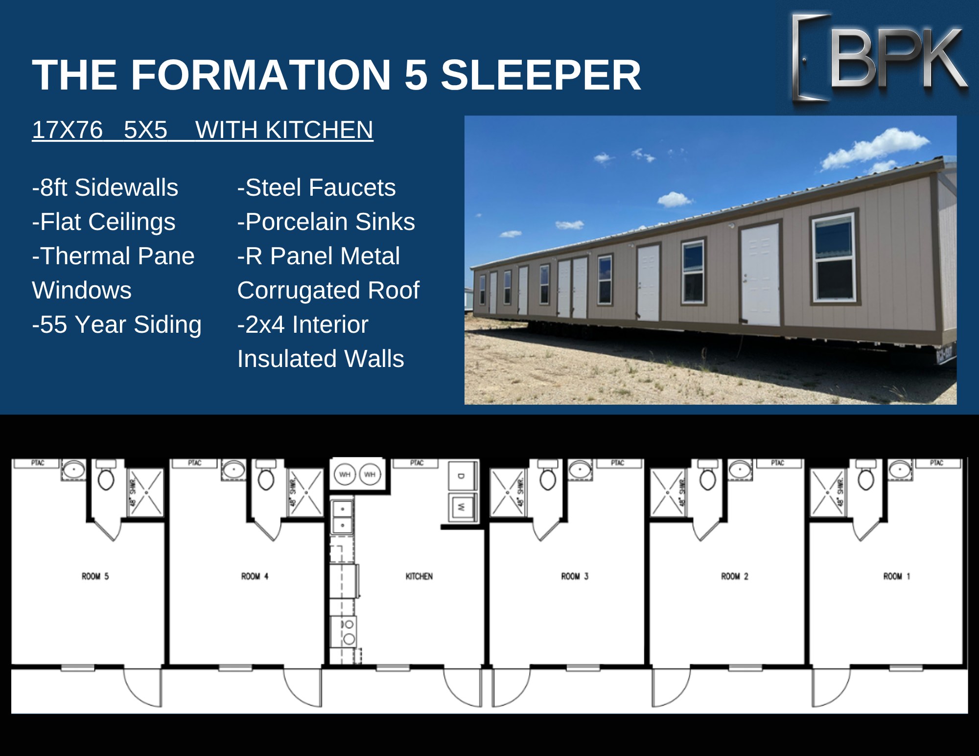 The Formation 5 Sleeper — 17×76 · 5×5