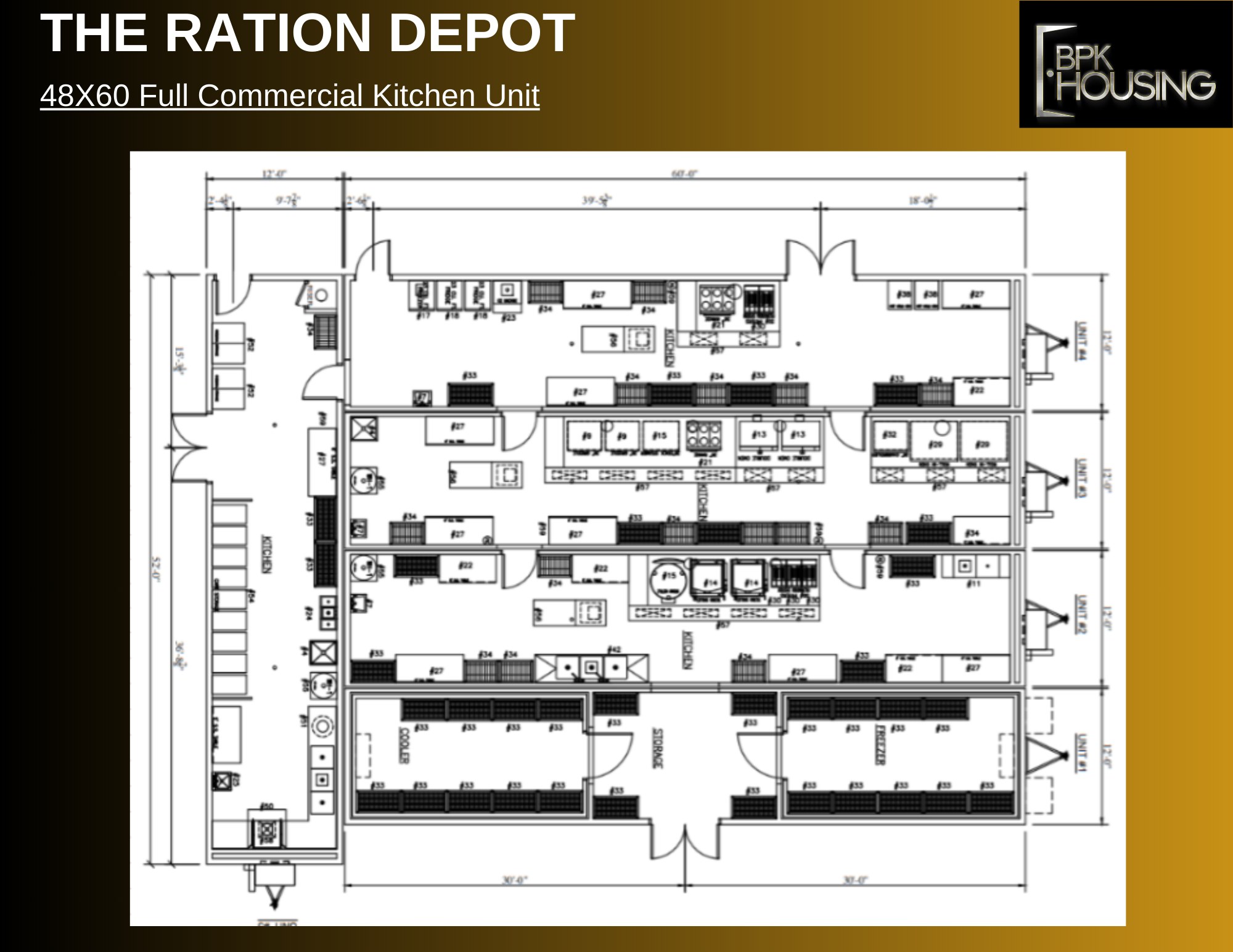 The Ration Depot — 48×60 · Dining facility