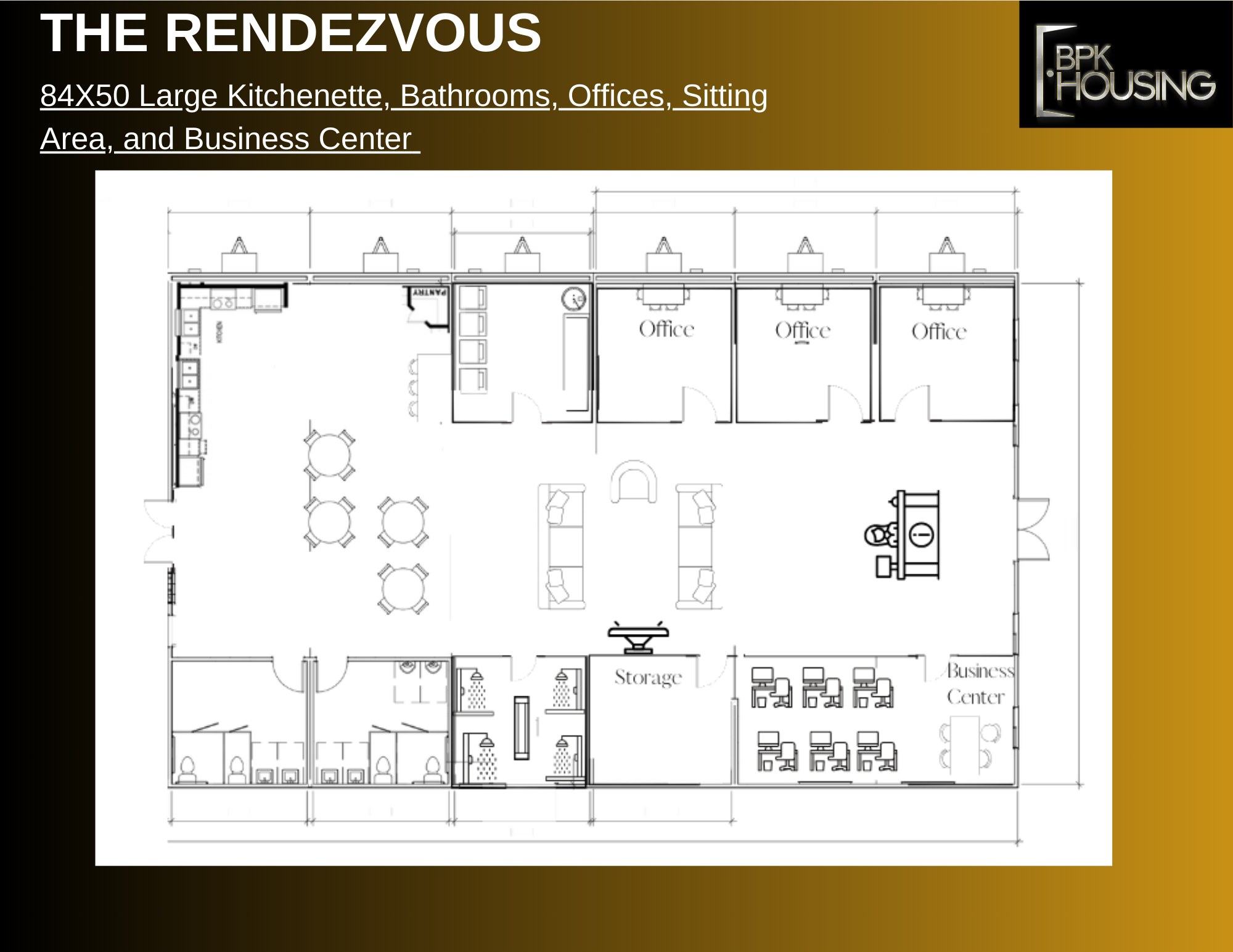 The Rendezvous — 84×50 · Conference/Meeting