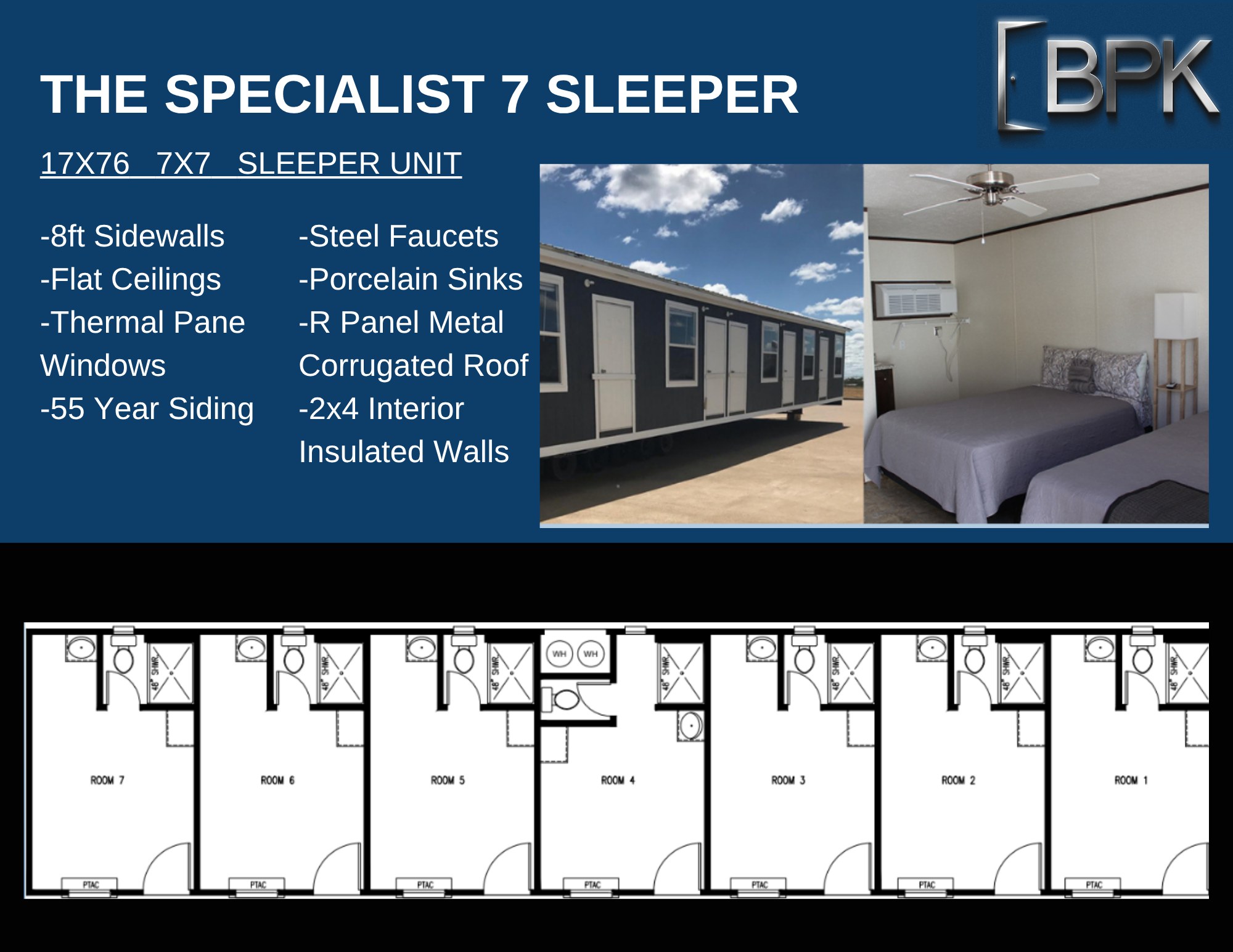 The Specialist 7 Sleeper — 17×76 · 7×7